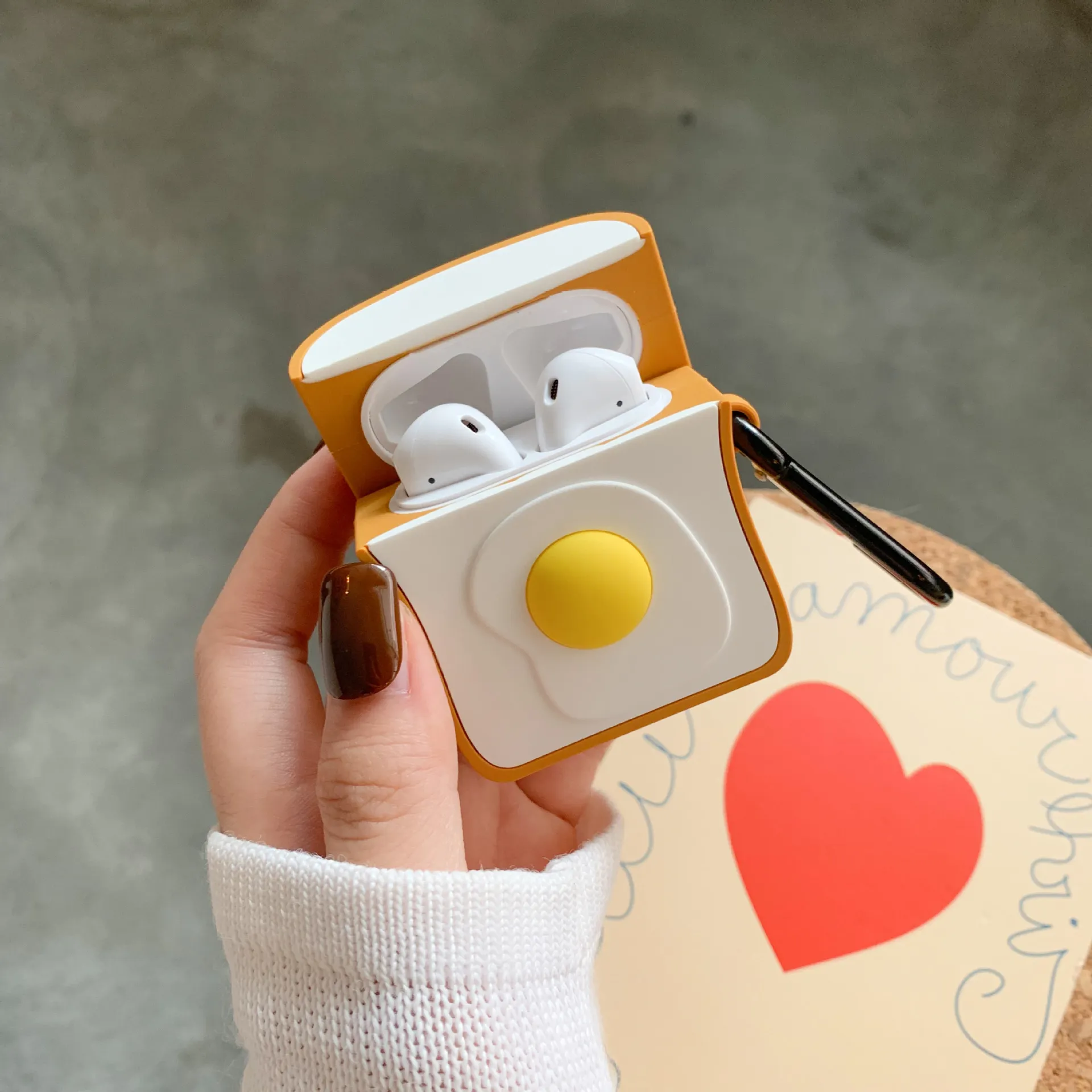 Compatible with Apple, Breakfast Egg Toast Airpod Case – image 5