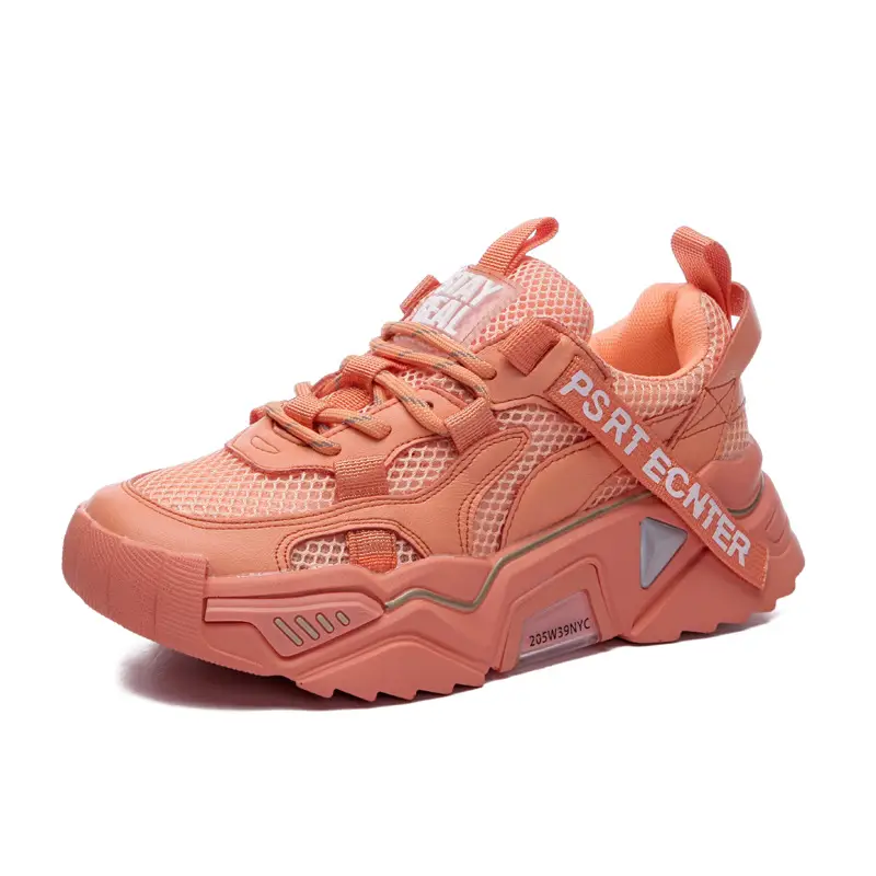 Breathable old mesh shoes