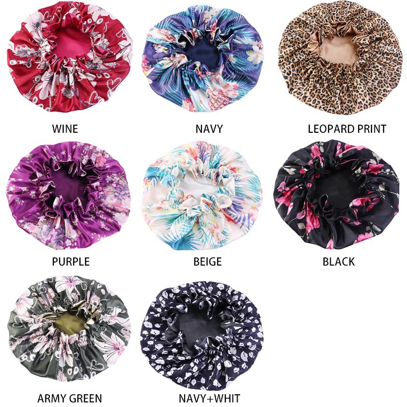 Plus size hair care home hat