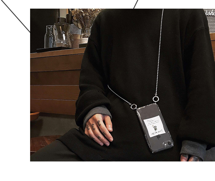 Compatible with Apple , Mobile phone case with diagonal chain - Image 6