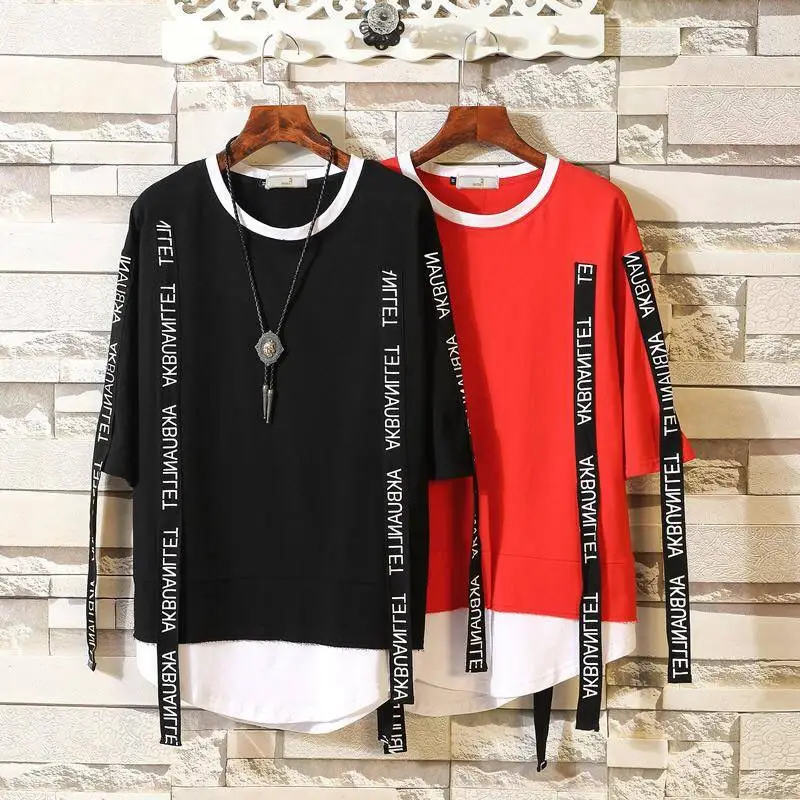 Summer five-point sleeve t-shirt