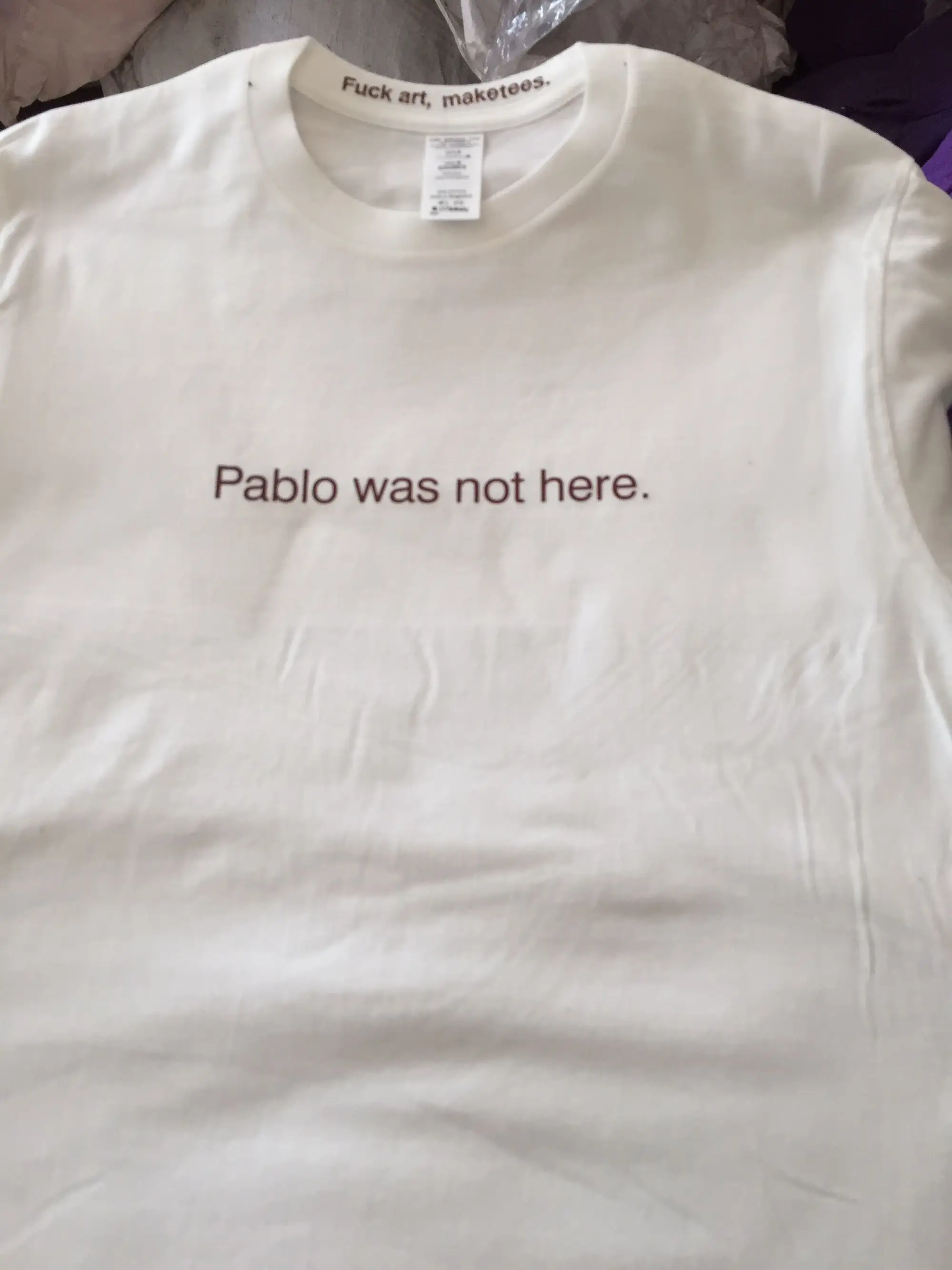 pablo was not here short sleeve