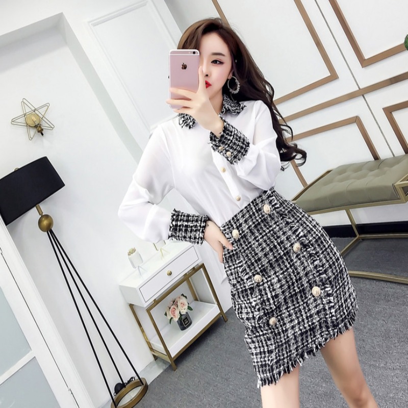 Two piece suit for aging