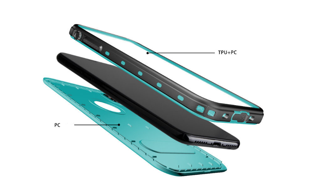 Compatible with Apple, Phone Case for iPhone – Waterproof & Shockproof Grass Blue