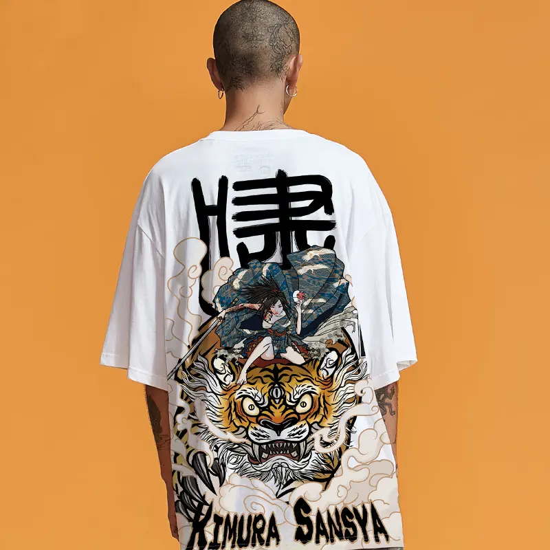 Hip-hop cotton printed top