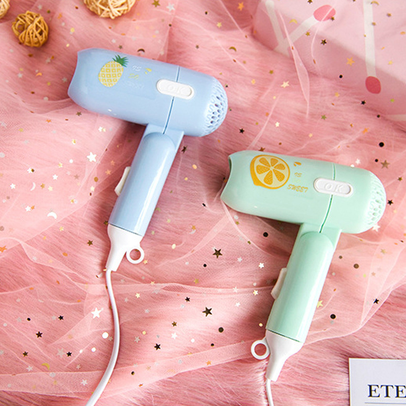 Cartoon fruit mini hair dryer