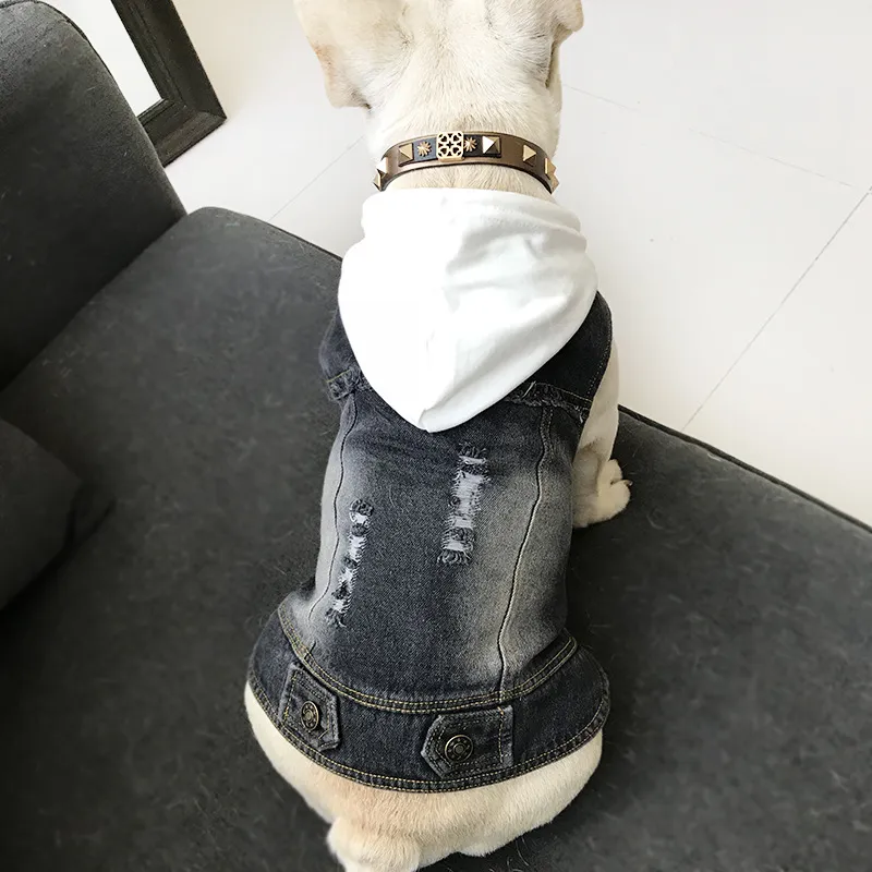 Teddy washed denim vest - Black