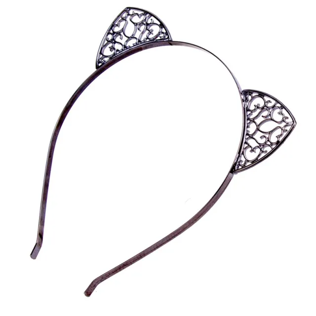 Shiny cat ear headband Black - Shop at LoveMi