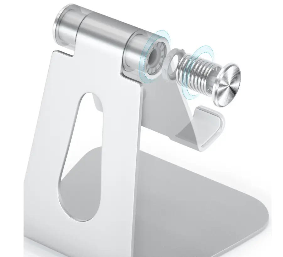Adjustable metal mobile phone bracket