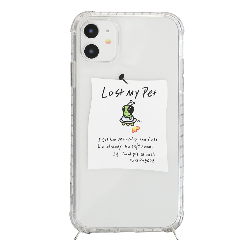 Compatible with Apple , Mobile phone case with diagonal chain - Image 5