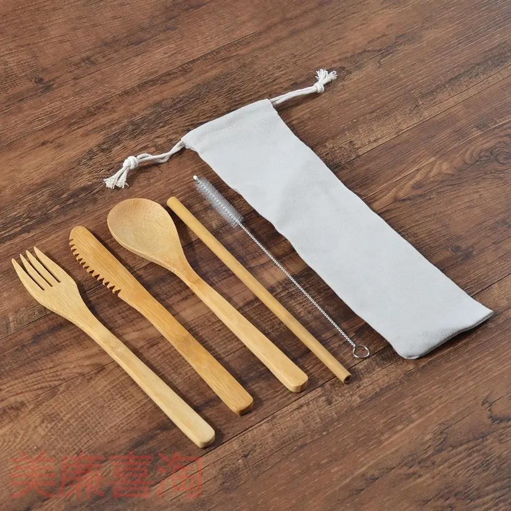 Eco-Friendly Bamboo Toothbrush Sets - As Picture