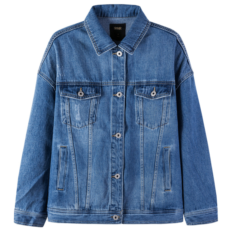 Denim jacket female Korean style loose fashion short jacket