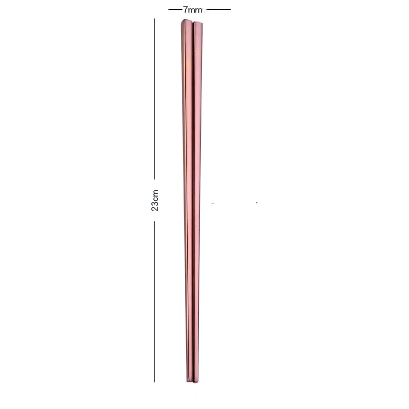 Stainless steel chopsticks - Rose Gold