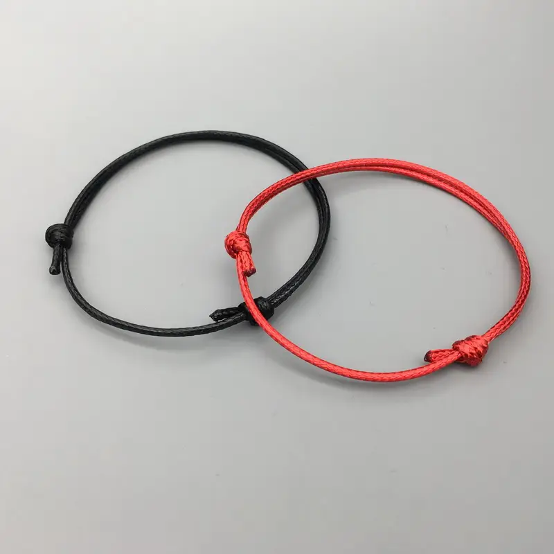 Black and red foot jewelry