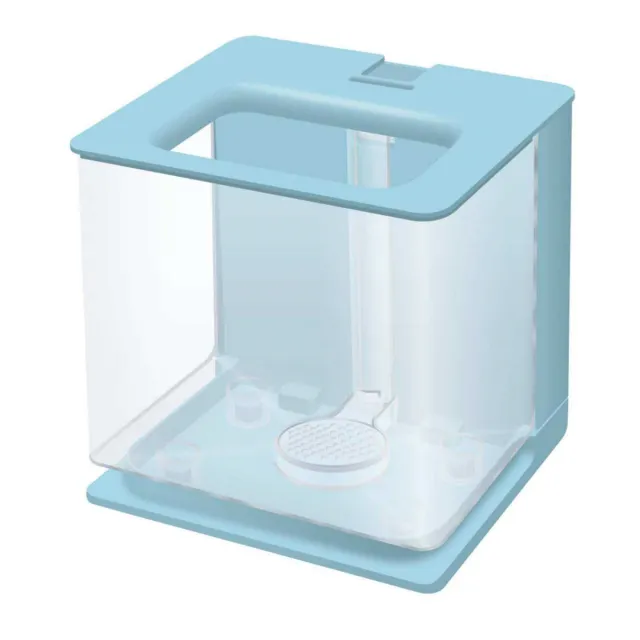 Self cleaning small fish tank Blue - Shop at LoveMi