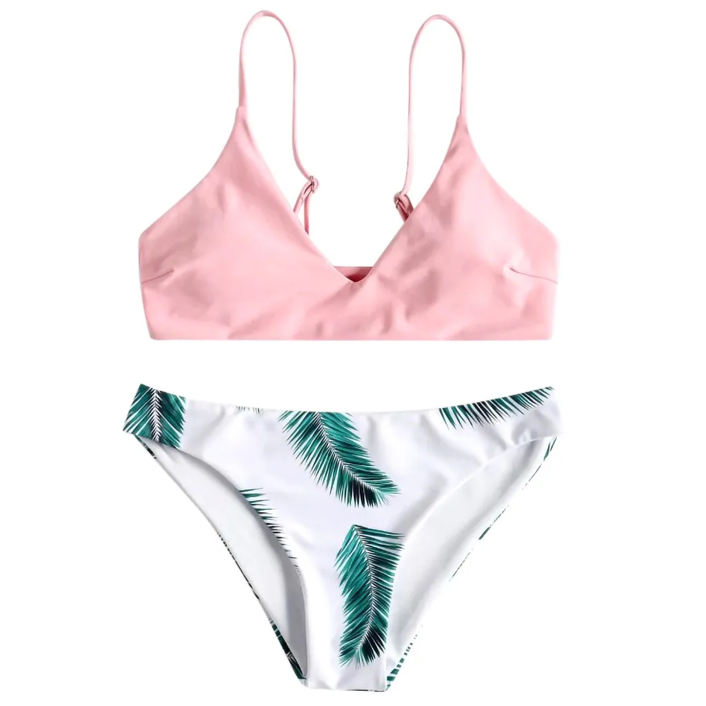 Small split swimsuit - Pink
