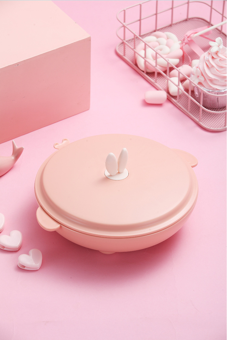 Cute round dinner plate