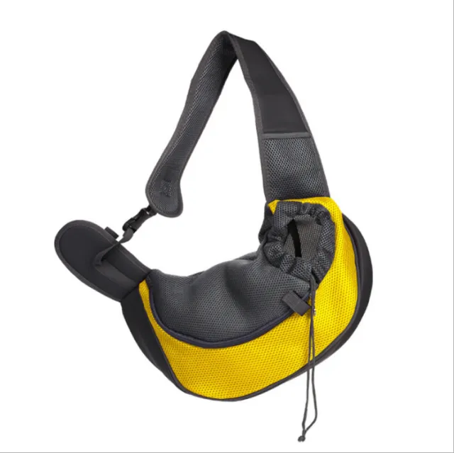 Pillow case breathable mesh pet backpack Yellow - Shop at LoveMi