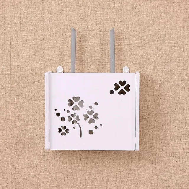 Eco friendly hanging Wifi Router Storage Boxes 4 Leaf Clover - Shop at LoveMi