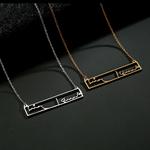 COLLIER AVEC PRÉNOM EN ARABE PERSONNALISABLE