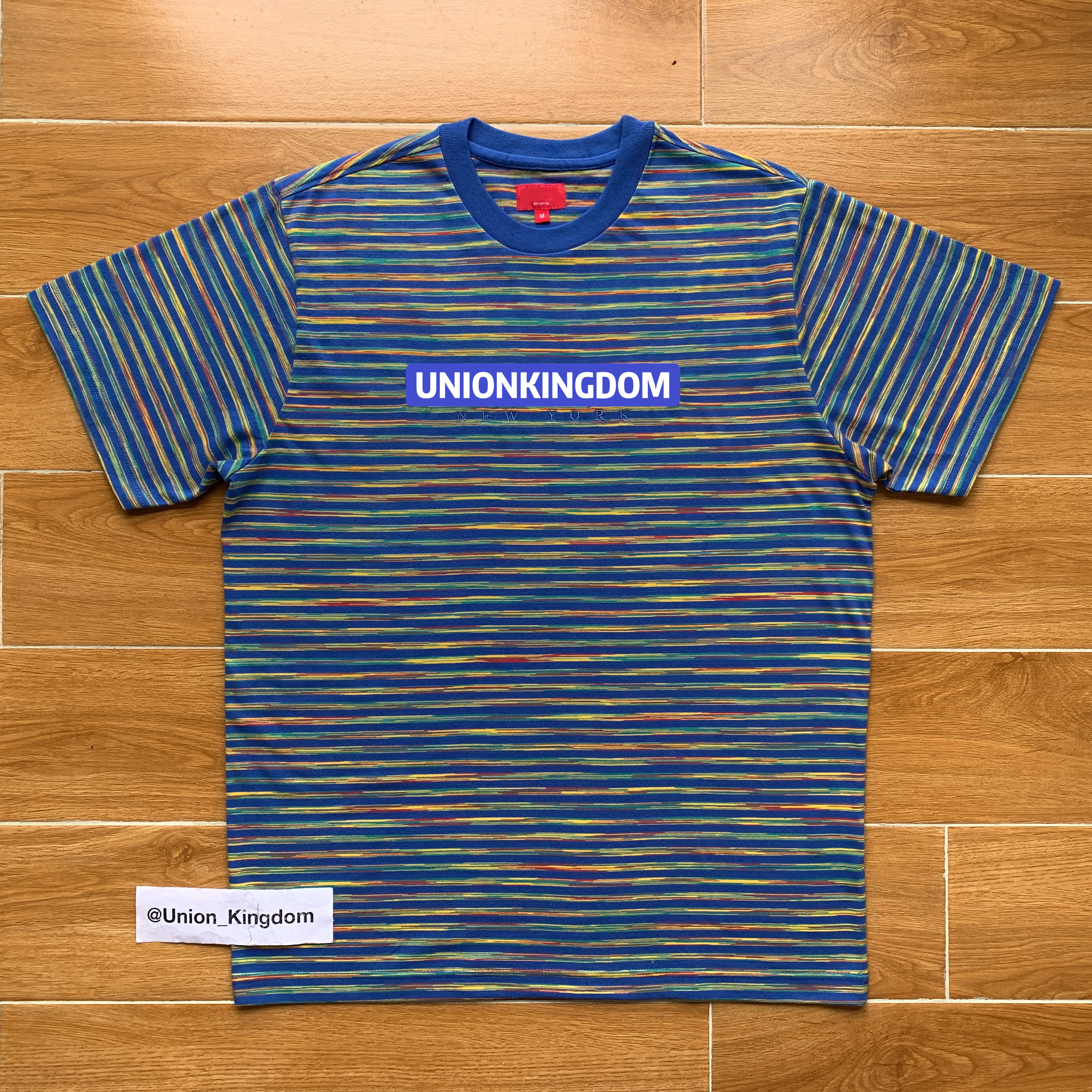 Title 3, Embroidered striped short sleeve