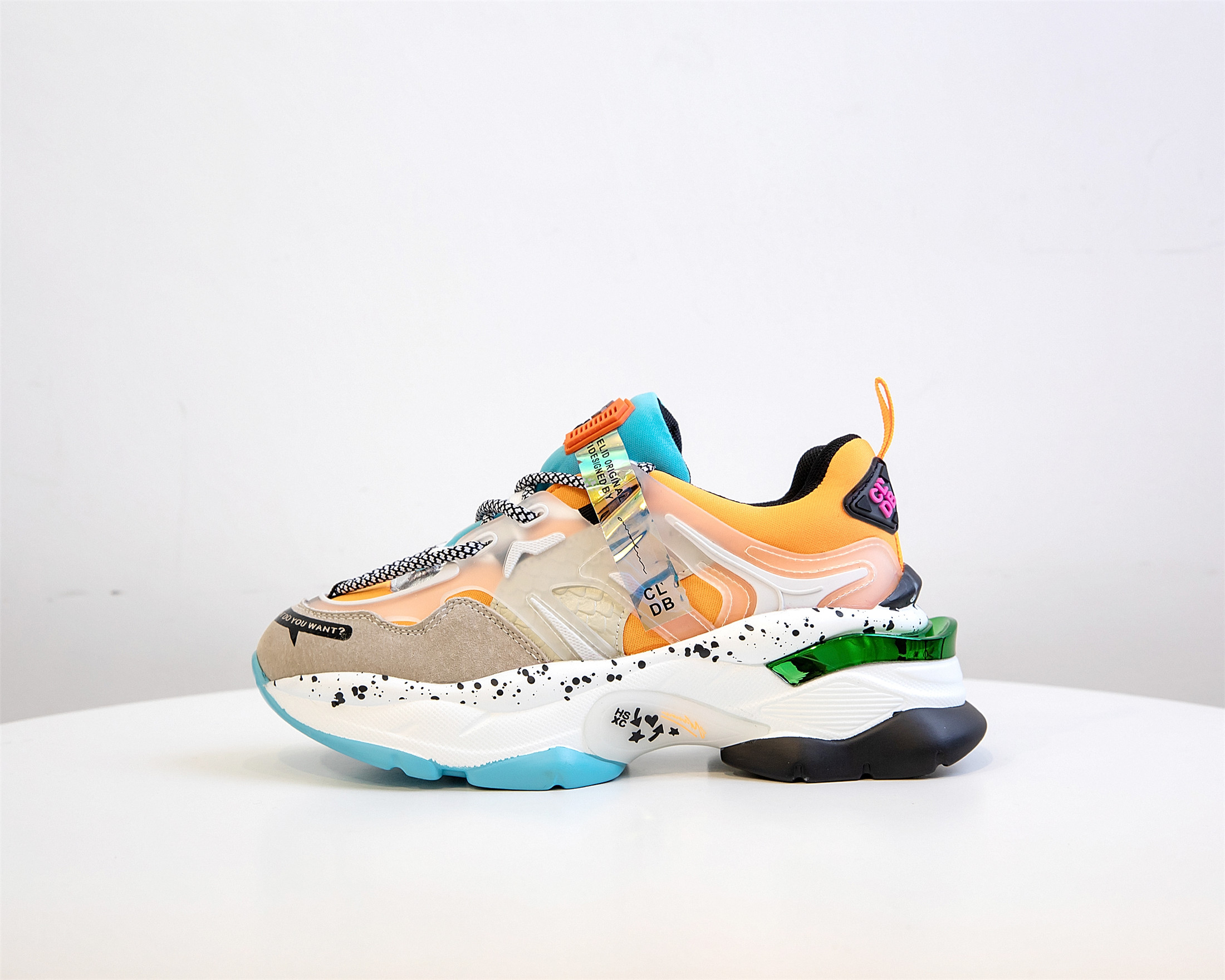 Spring platform sports shoes