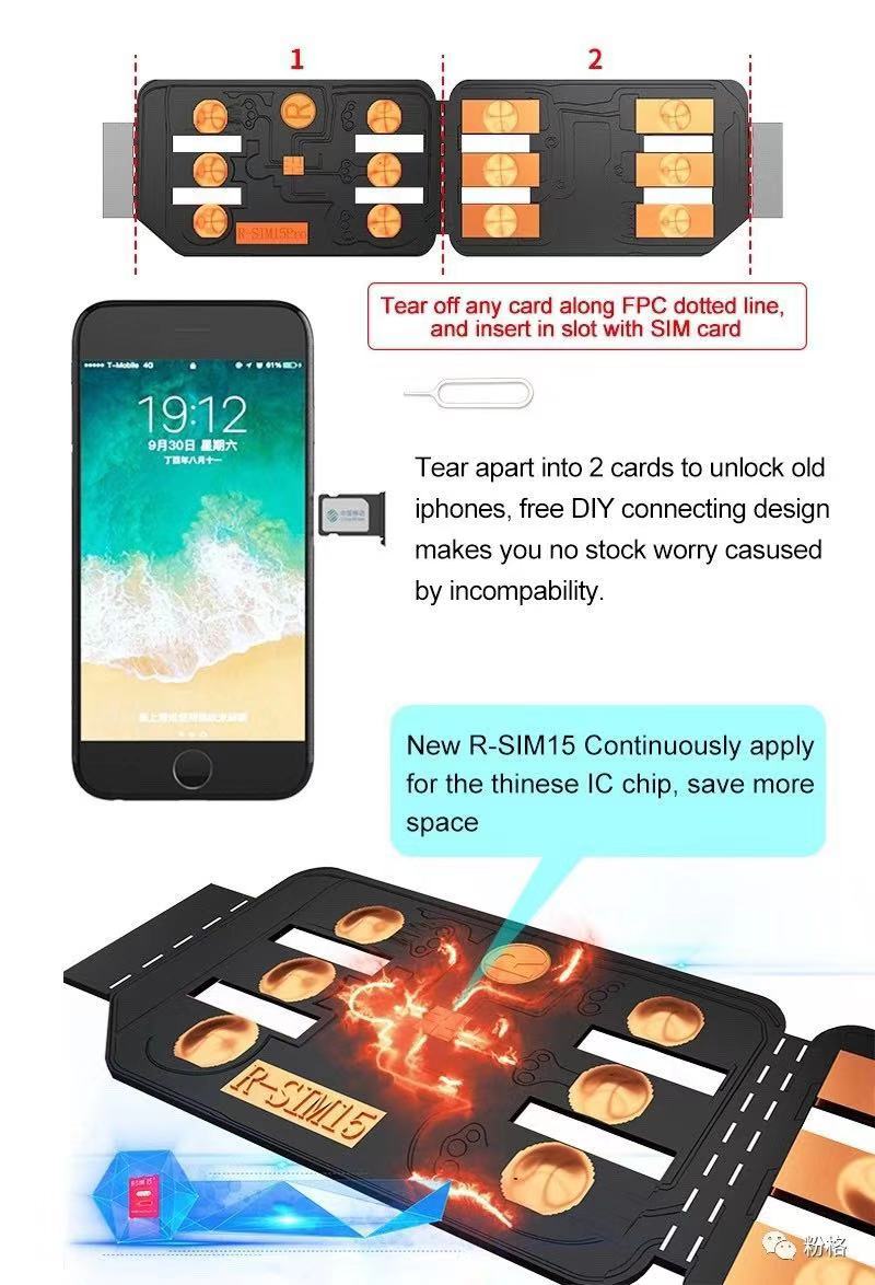 Compatible with Apple , Phone unlock card
