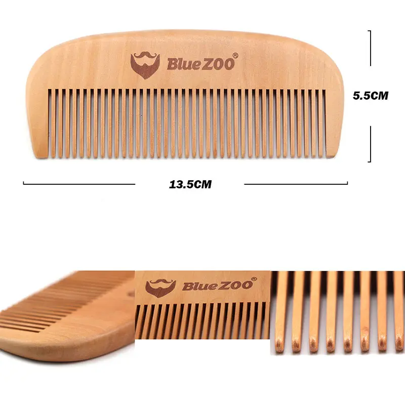 Wood Color Spray Black Paint Pear Comb