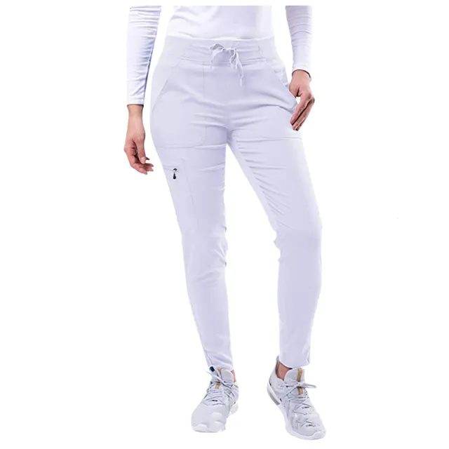 Slim fit stretch pants White - Shop at LoveMi