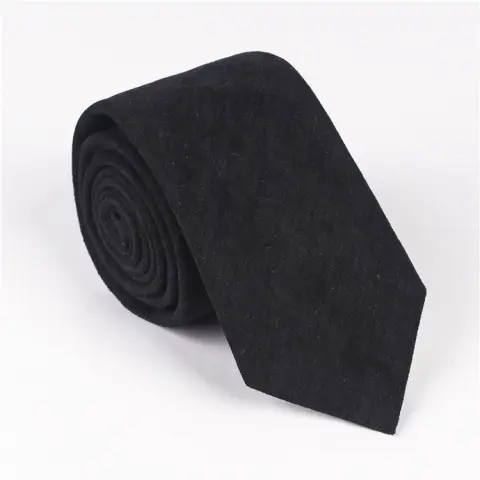 Solid Color Casual Tie