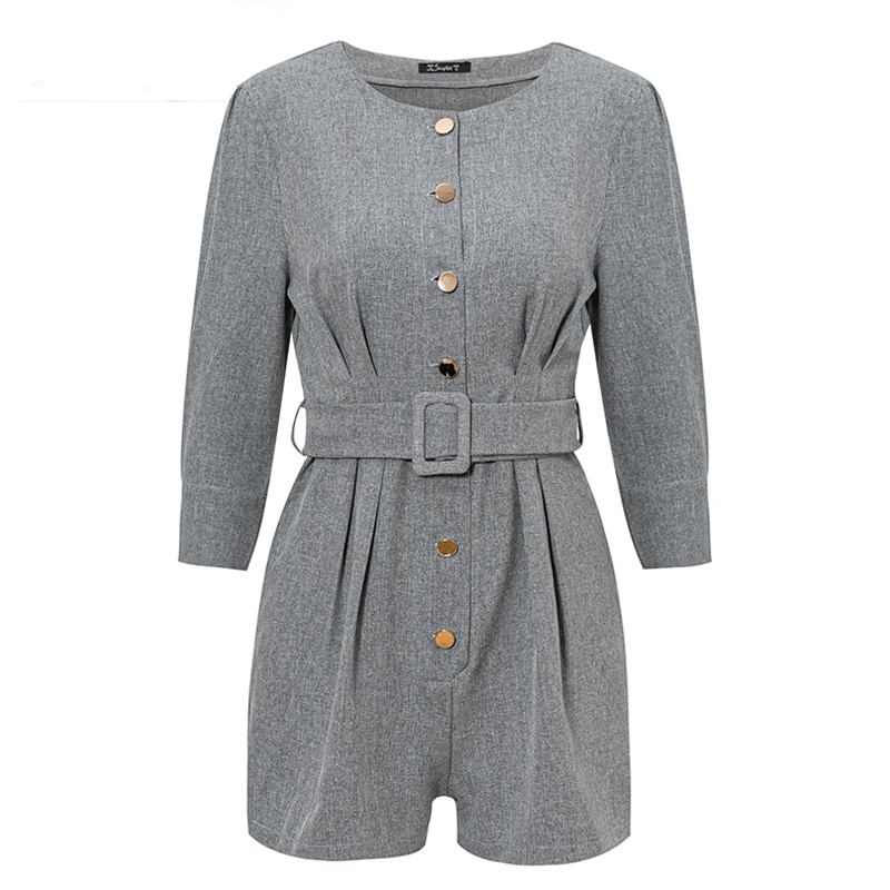 Women's round neck Jumpsuit