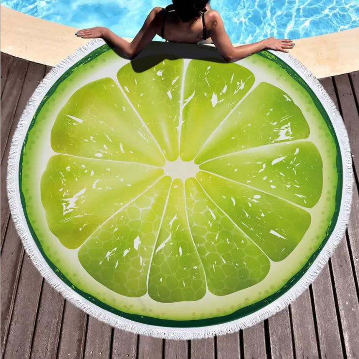 Fruit Round Beach Mat