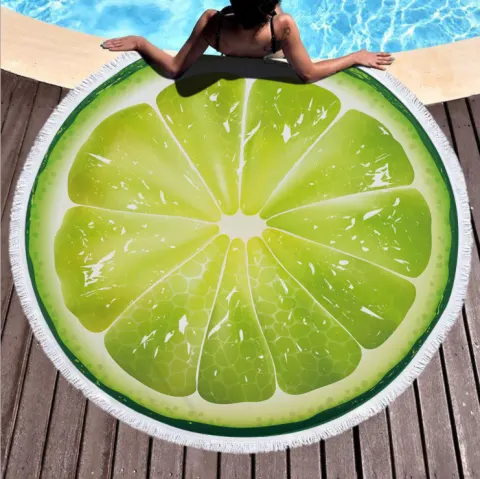 Fruit Round Beach Mat