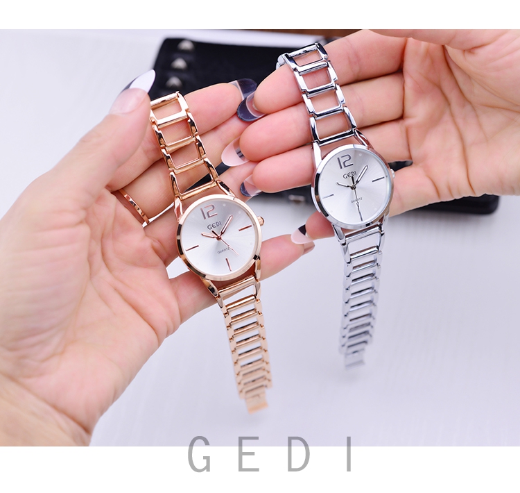 Hollow dial waterproof watch