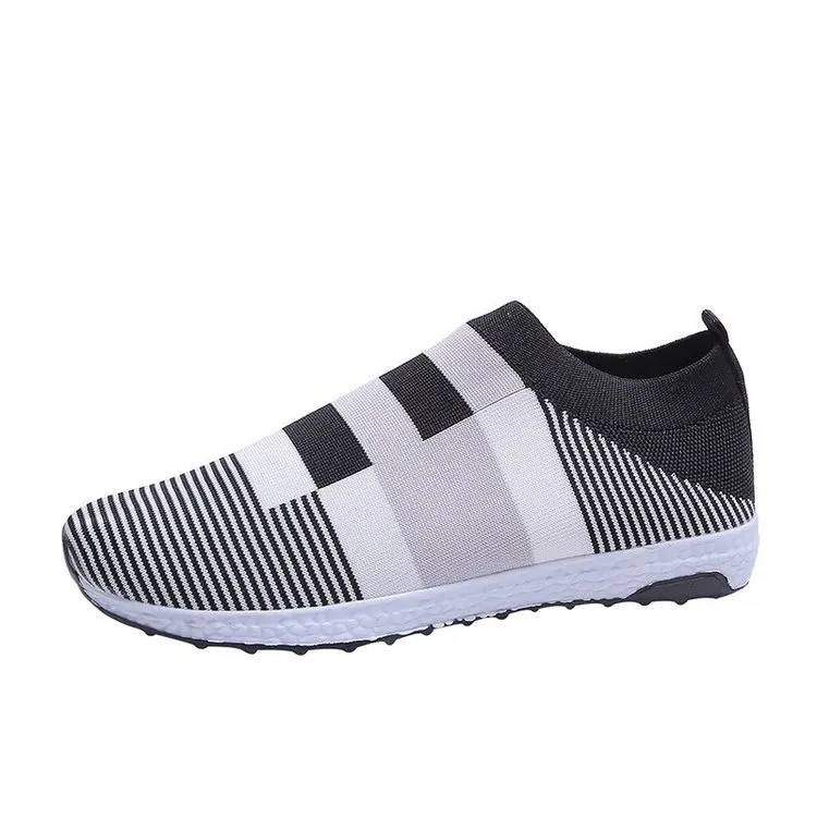 Women's sports shoes with shallow mouth - Black