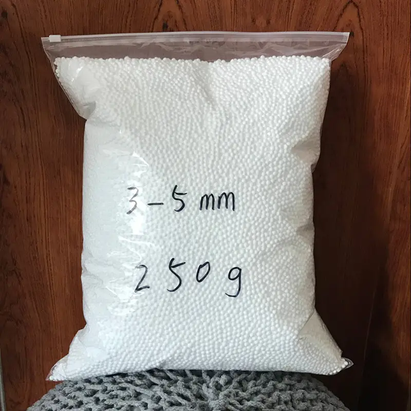 Lazy sofa filled with particles