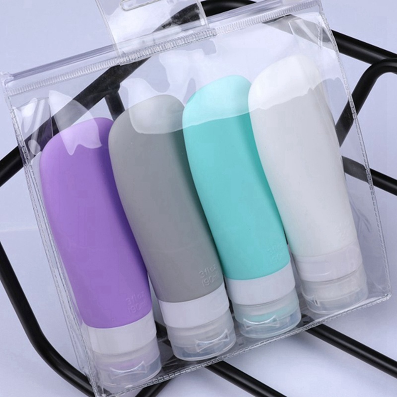 Fan-shaped silicone sub-bottle