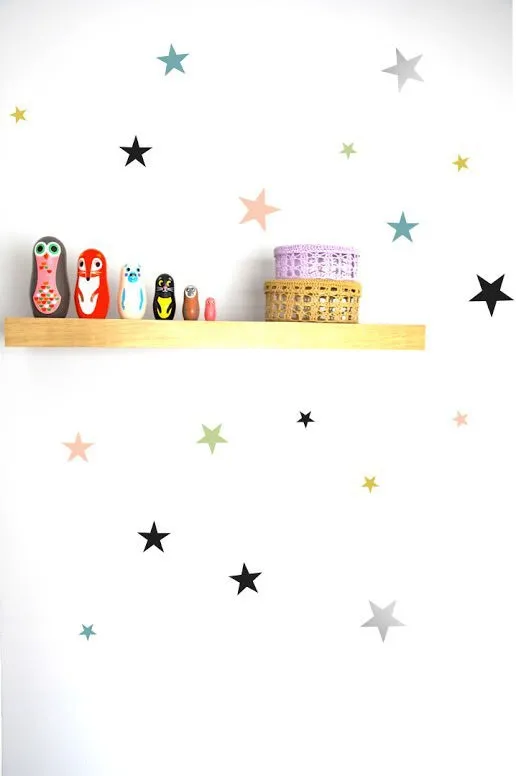 Star Creative Combination PVC Wall Sticker White - Shop at LoveMi