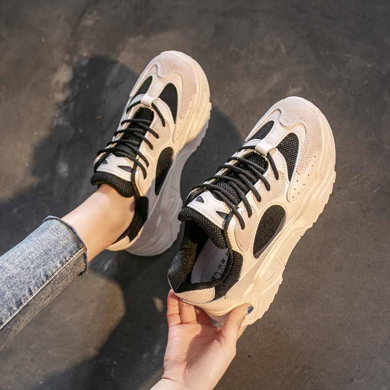 Hong Kong style old shoes super fire retro wild Korean sports casual shoes