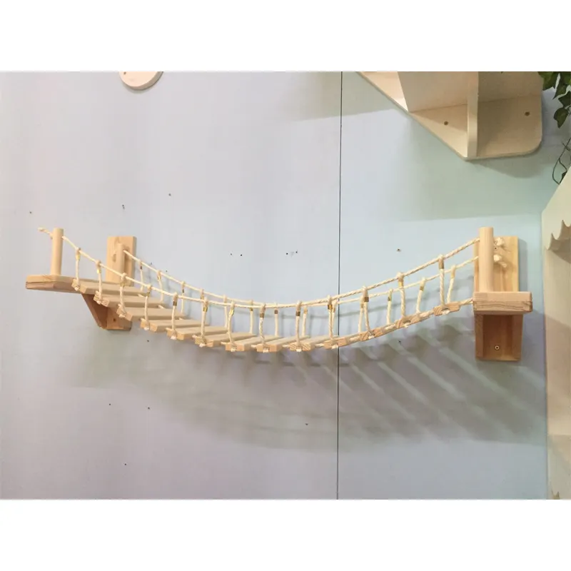 Wall cat furniture pine hanging
