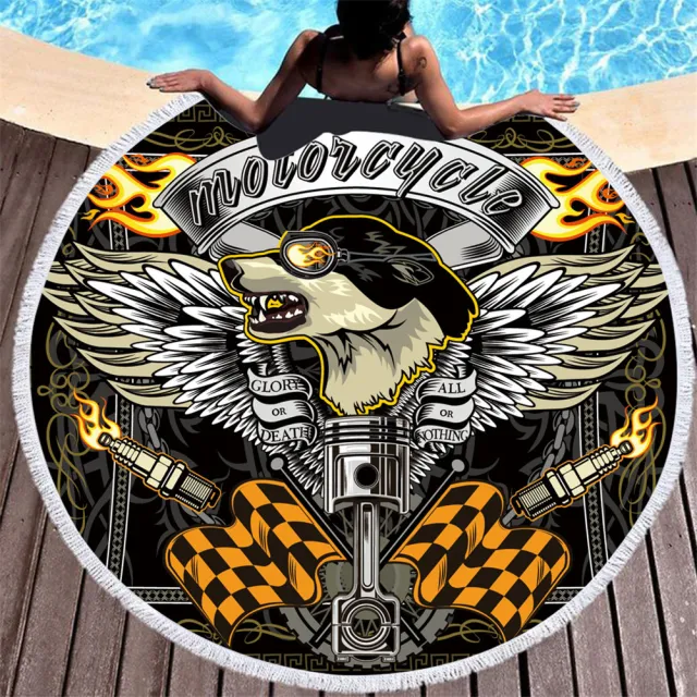 Fiber round beach towel 7Style 150X150Cm - Shop at LoveMi