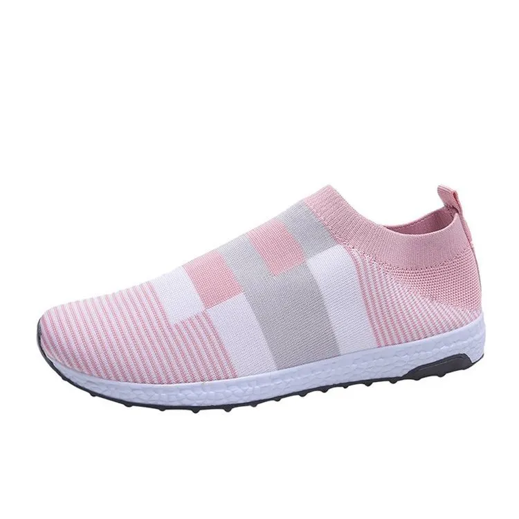 Women's sports shoes with shallow mouth - Pink