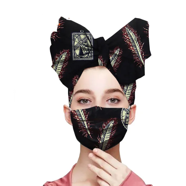 Women's African printed batik cotton turban 2Style - Shop at LoveMi