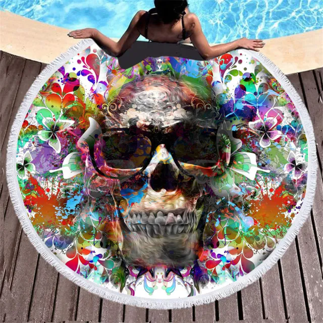Fiber round beach towel 19Style 150X150Cm - Shop at LoveMi