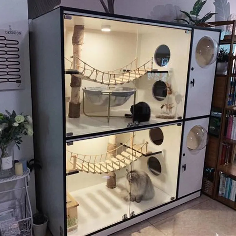 Wall cat furniture pine hanging