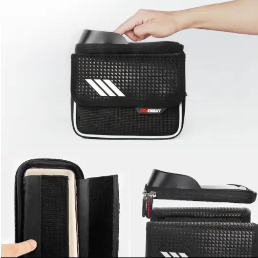 Neutral bike bag touch screen saddle bag