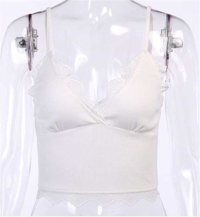 Women's suspender vest T-shirt