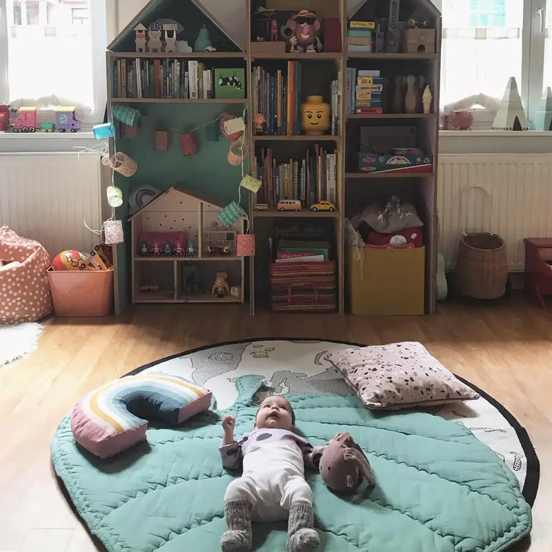 Baby foreign trade toy leaf crawling mat