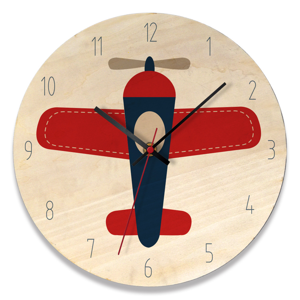 Wooden Retro Wall Clock, picture 2 of 5