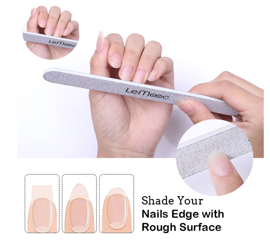 Carved pen nail brush — view 2